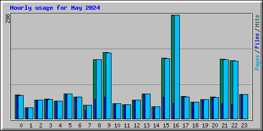 Hourly usage for May 2024